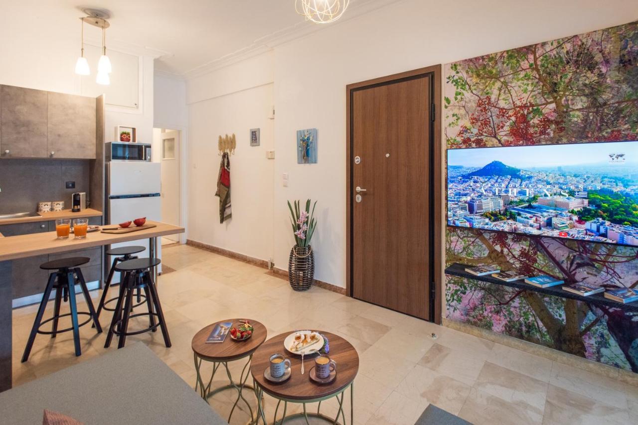 Blue Ark Boho Stay At Acropolis Athens Exterior photo